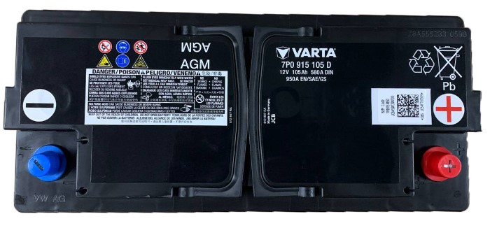 Varta 7P0 915 105 D
