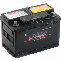 Аккумулятор автомобильный Delkor L3 58014 80 Ач