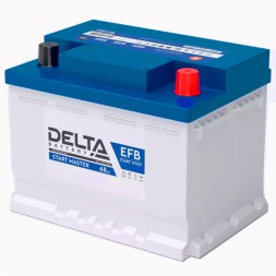 Аккумулятор автомобильный DELTA EFB START MASTER 68Ah