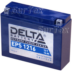 Мото аккумулятор DELTA EPS 1216 (YTX16AL-A2) 16 Ач Мото аккумулятор DELTA EPS 1216 (YTX16AL-A2) 16 Ач