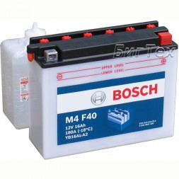 Мото аккумулятор Bosch M4 F40 16 Ач (YB16AL-A2) Мото аккумулятор Bosch M4 F40 16 Ач (YB16AL-A2)