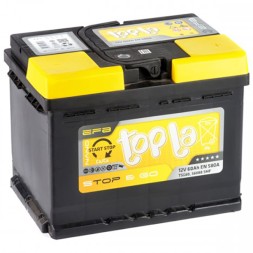Аккумулятор автомобильный Topla EFB Stop Go L2, 60 Ач