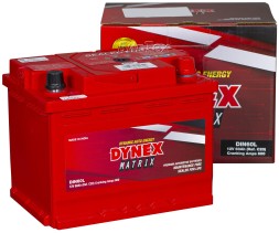 Аккумулятор автомобильный EXIDE DIN60L (Dynex) Matrix 60Ач 600А