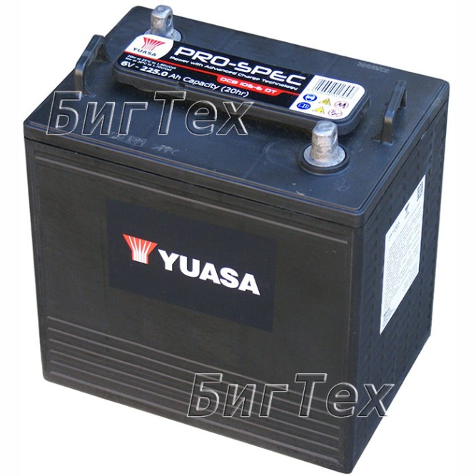 Аккумулятор тяговый Yuasa DCB125-6 240 Ач (6 Вольт)