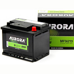 Аккумулятор автомобильный AURORA DIN MF56219 L2 62 Ач 540А