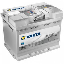 Аккумулятор автомобильный VARTA AGM Silver Dynamic A8 (D52) 60 Ач