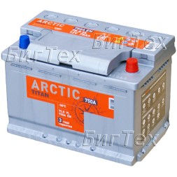 Аккумулятор автомобильный TITAN ARCTIC 75Ah