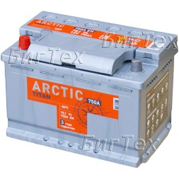 Аккумулятор автомобильный TITAN ARCTIC 75 Ач