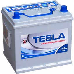 Аккумулятор автомобильный TESLA ASIAN 65 Ач