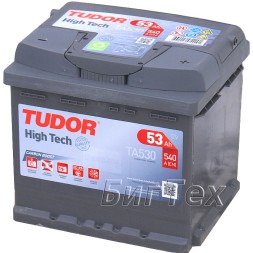 Аккумулятор автомобильный Tudor High-Tech 53 А/ч (TA530)
