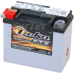 Мото аккумулятор DEKA ETX14, 12Ah (65948-00, 66017-01)