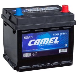 Аккумулятор автомобильный CAMEL 26R-600 53Ah 600A обр. пол. 207x175x200 Аккумулятор автомобильный CAMEL 26R-600 53Ah 600A обр. пол. 207x175x200