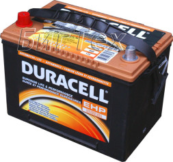 Аккумулятор автомобильный Duracell EHP34, 85Ah