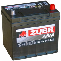 Аккумулятор автомобильный ZUBR ASIA ZSA600 60 Ач