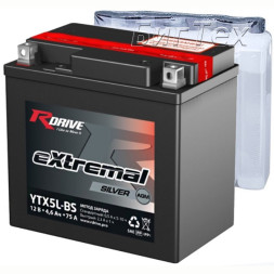Мото аккумулятор RDrive Silver YTX5L-BS AGM 4.6 Ач