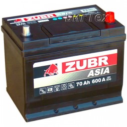 Аккумулятор автомобильный ZUBR ASIA ZSA700 70 Ач