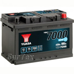 Аккумулятор автомобильный YUASA YBX7096 EFB Start Stop 75 Ач