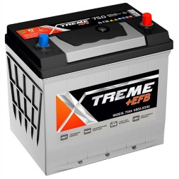 Аккумулятор автомобильный XTREME EFB 95D23L 75Ah 690A Аккумулятор автомобильный XTREME EFB 95D23L 75Ah 690A