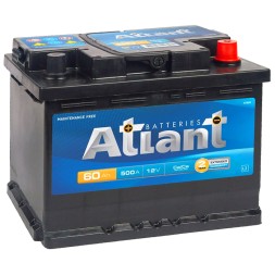 Аккумулятор автомобильный ATLANT 60 Ач 520А
