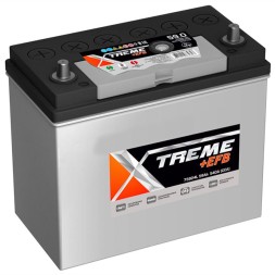 Аккумулятор автомобильный XTREME EFB 75B24L 59Ah 540A Аккумулятор автомобильный XTREME EFB 75B24L 59Ah 540A