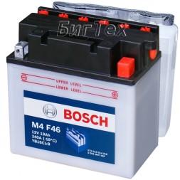 Мото аккумулятор Bosch M4 F46 19 Ач (YB16CL-B) Мото аккумулятор Bosch M4 F46 19 Ач (YB16CL-B)