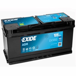 Аккумулятор автомобильный Exide AGM Start-Stop EK1050 105 Ач