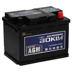 Аккумулятор автомобильный AOKLY AGM 60Ah 640A о.п.