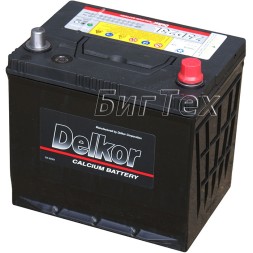Аккумулятор автомобильный Delkor 55D23L 55 Ач