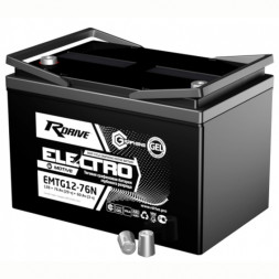 Аккумулятор тяговый RDrive Electro EMTG12-76N, 76 Ач гелевый