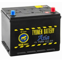Аккумулятор автомобильный TYUMEN ASIA 75 Ач