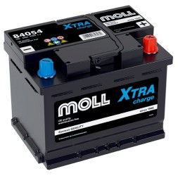 Аккумулятор автомобильный MOLL XTRA charge L1 54Ah (84054) 