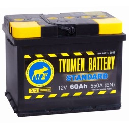Аккумулятор автомобильный TYUMEN STANDART 60 Ач