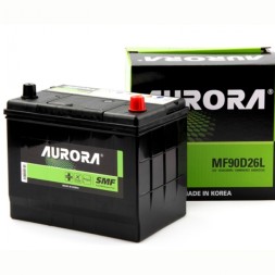 Аккумулятор автомобильный AURORA JIS MF90D26L 72 Ач 630A