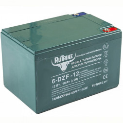 Аккумулятор тяговый RuTrike 6-DZF-12, 18 Ah гелевый