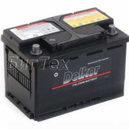 Аккумулятор автомобильный Delkor 57413 74 Ач