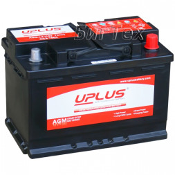 Аккумулятор автомобильный UPLUS AGM L3 Start-Stop 70 Ач