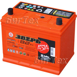 Аккумулятор автомобильный Зверь Азия Ca/Ca 110D26L 82Ач 750А