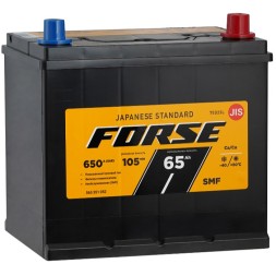 Аккумулятор автомобильный FORSE JIS 65Ah 570А