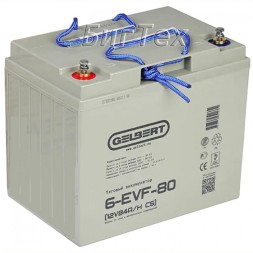 Аккумулятор тяговый GELBERT 6-EVF-80, 92Ah гелевый