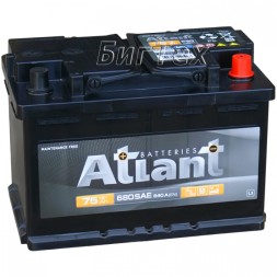 Аккумулятор автомобильный ATLANT Black 75Ач 660А