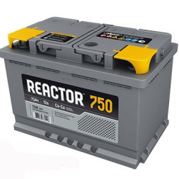 Аккумулятор автомобильный Reactor 75 Ач (6ст-75)