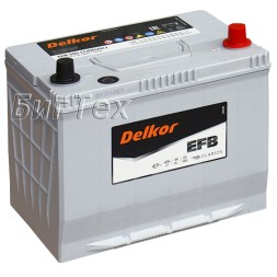 Аккумулятор автомобильный Delkor Start-Stop EFB S95 130D26L 80 Ач
