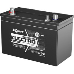 Аккумулятор лодочный RDrive Marine EMA12-118 DT AGM 118 Ач