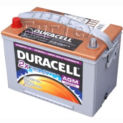 Аккумулятор автомобильный Duracell AGM34, 75Ah