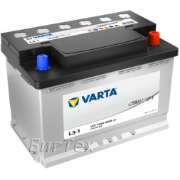 Аккумулятор автомобильный VARTA Стандарт L3-1, 74 Ач