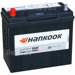 Аккумулятор автомобильный HANKOOK 55B24R 45 Ач (тонкие клеммы)