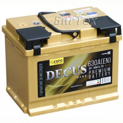 Аккумулятор автомобильный DECUS Premium 60Ah