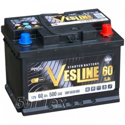 Аккумулятор автомобильный VESLINE L2, 60 Ah