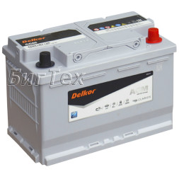 Аккумулятор автомобильный Delkor Start-Stop AGM LN3 70 Ач Аккумулятор автомобильный Delkor Start-Stop AGM LN3 70 Ач