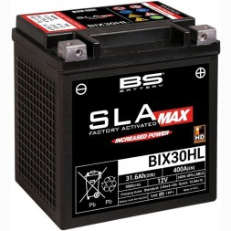 Мото аккумулятор BS BIX30HL SLA MAX 31.6 Ач (YIX30L)